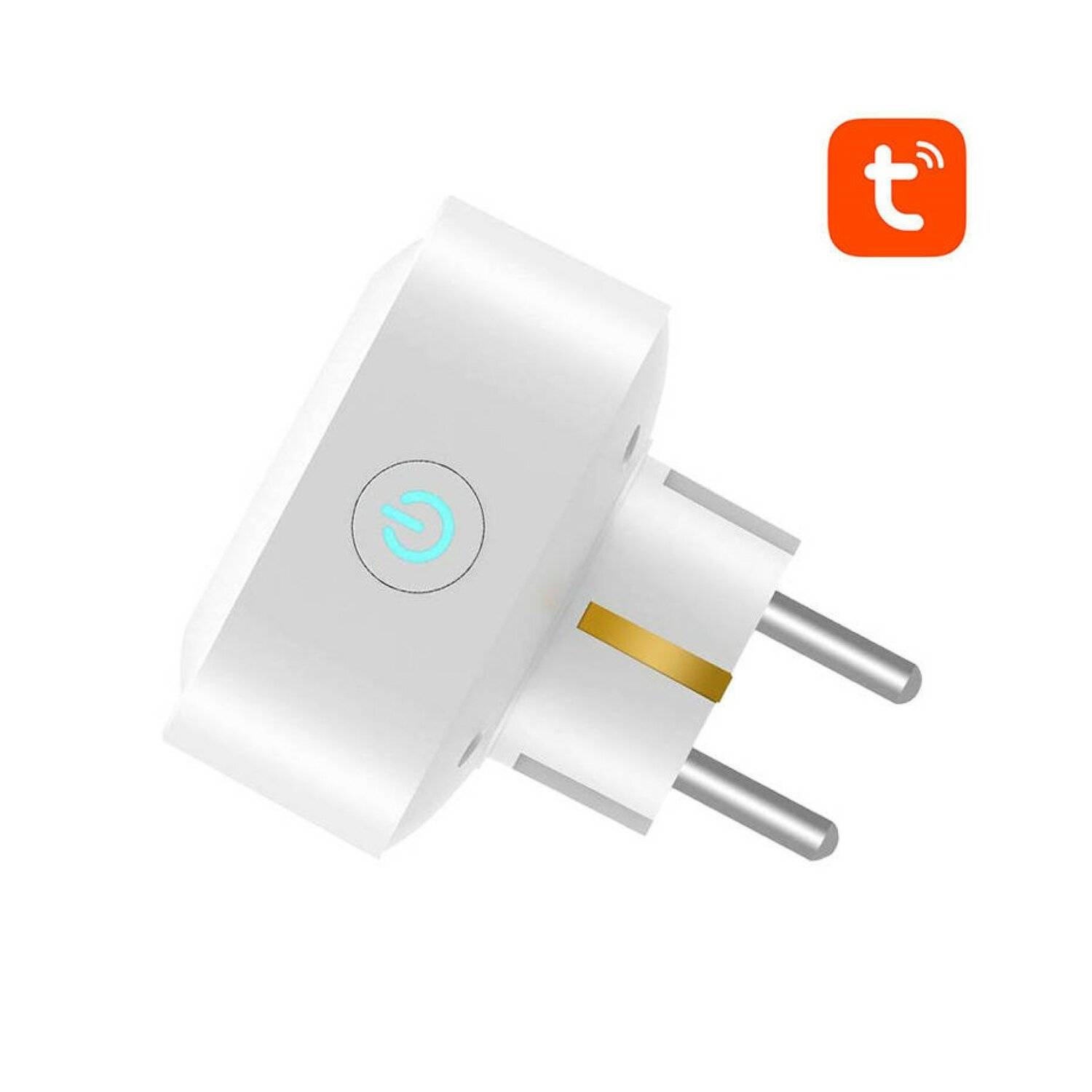 Gosund Intelligente Steckdose mit EU-Stecker WiFi SP1 E/F- unischuko, Tuya Weiß-1
