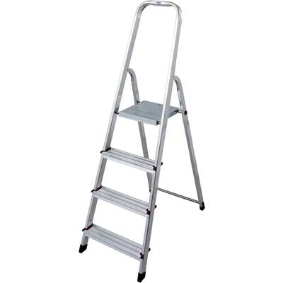 Krause  705 Aluminium Ladder  Werkhoogte (max.): 2.80 m Zilver  3.6 kg