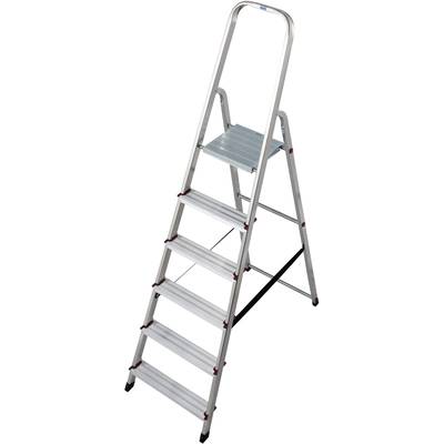 Krause  000736 Aluminium Ladder  Werkhoogte (max.): 3.20 m Zilver  5 kg