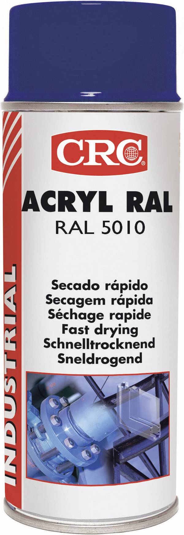 CRC  31068-AA Acryllak Gentiaan-blauw RAL-kleurcode 5010 400 ml