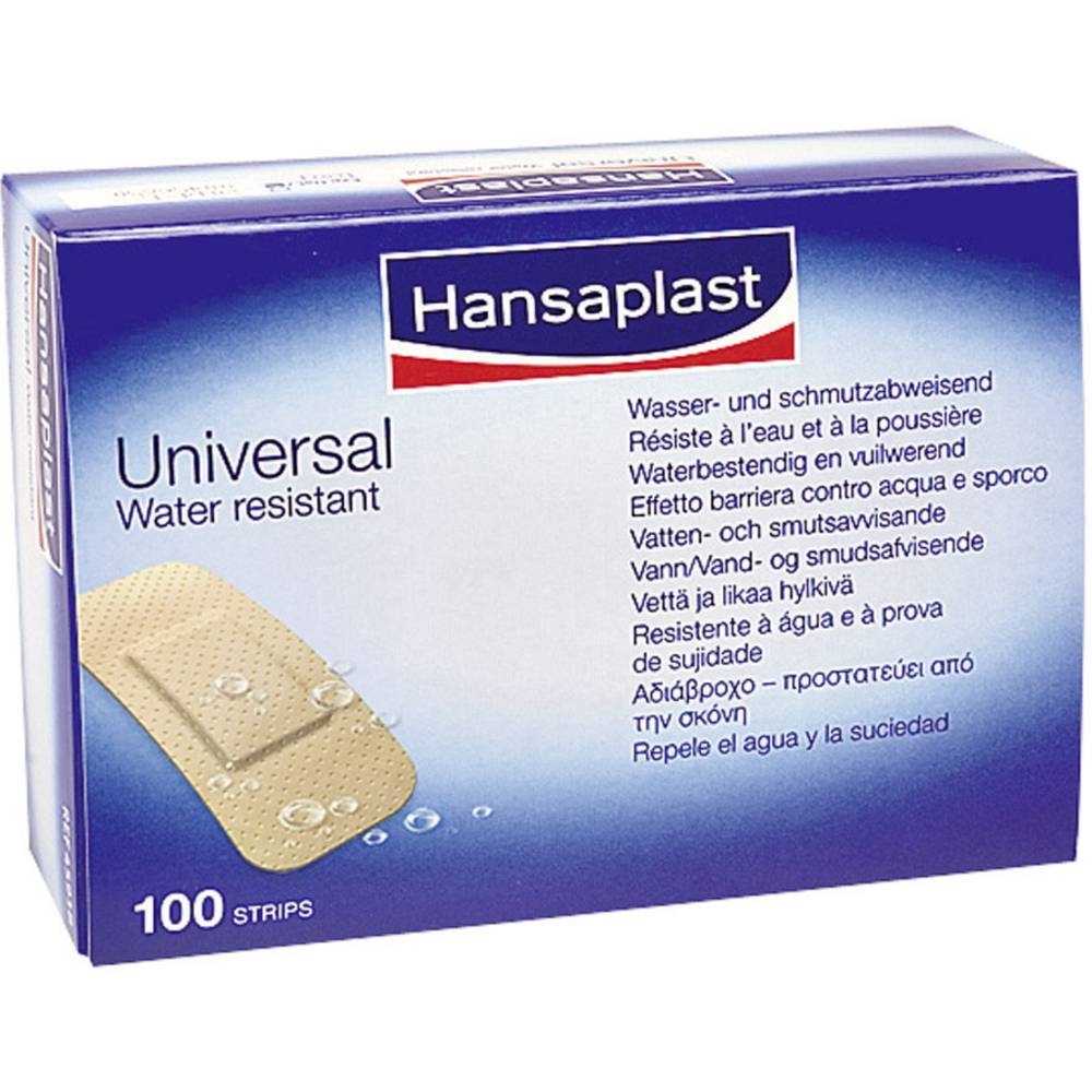 Hansaplast 1009270 Hansaplast UNIVERSAL waterbestendige strips 3,0 x 7,2 cm 100 stuks