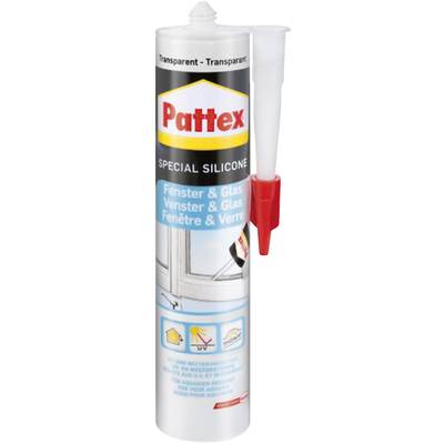 Pattex Fenster & Glas Siliconenkit Kleur (specifiek): Transparant 300 ml