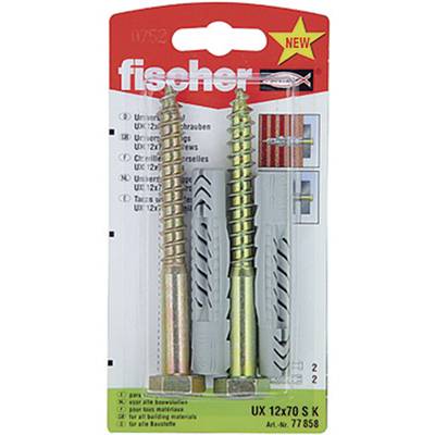 Fischer UX 12 x 70 S K Universele pluggen 70 mm 12 mm 77858 1 set(s)