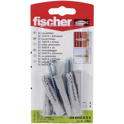 Fischer UX 8 x 50 RS K Universele pluggen 50 mm 8 mm 77862 1 set(s)