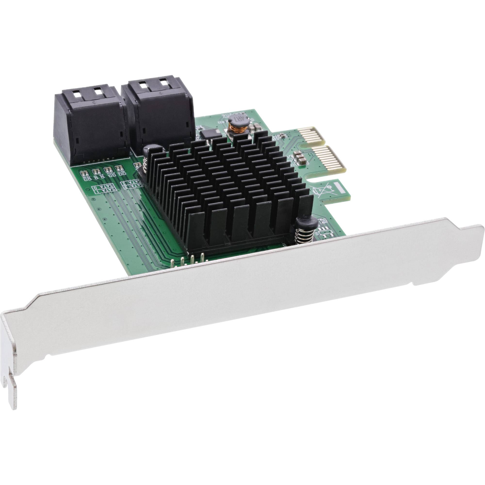 InLine® interfacekaart, 4x SATA 6Gb/s controller, PCIe 2.0 (PCI-Express)-0