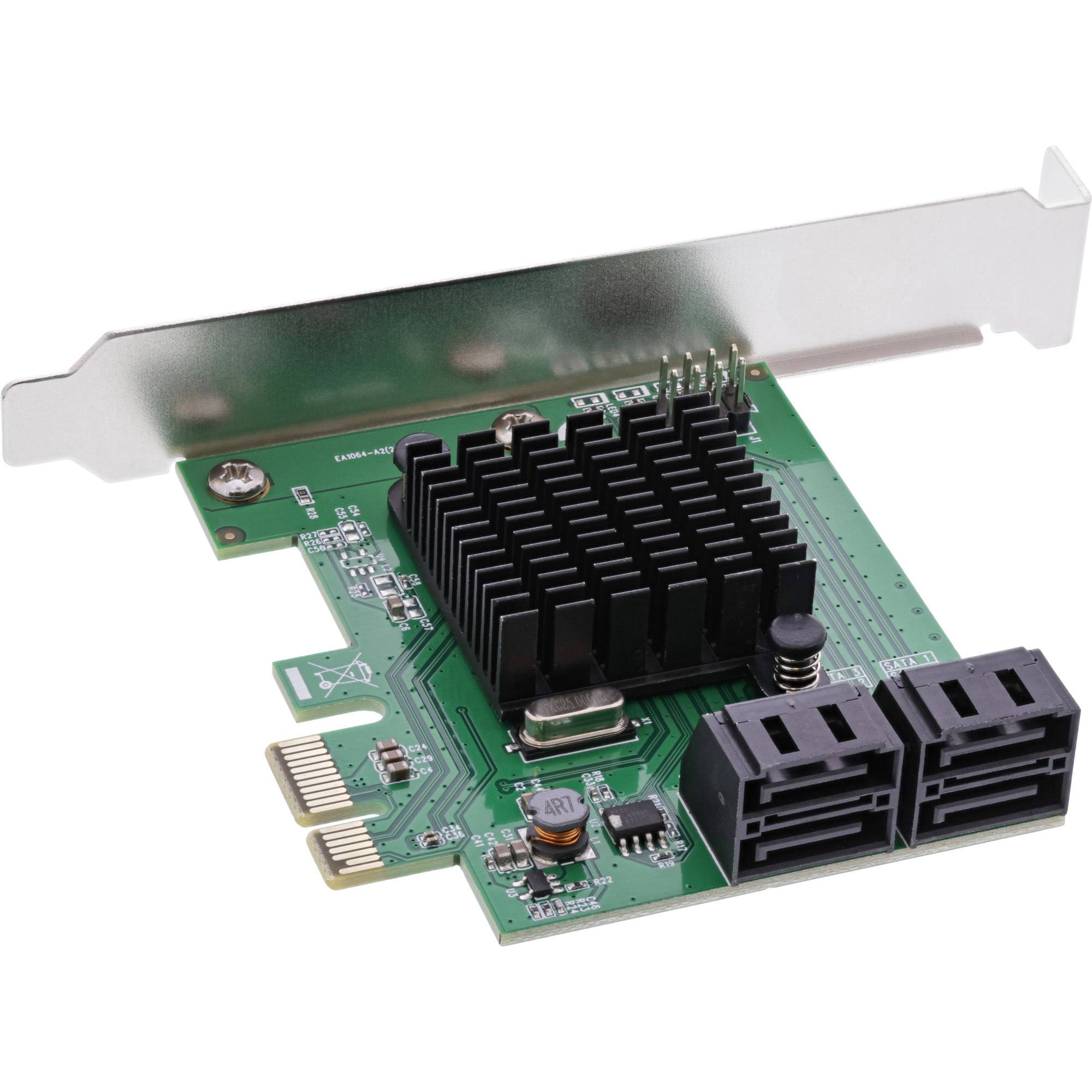InLine® interfacekaart, 4x SATA 6Gb/s controller, PCIe 2.0 (PCI-Express)-1