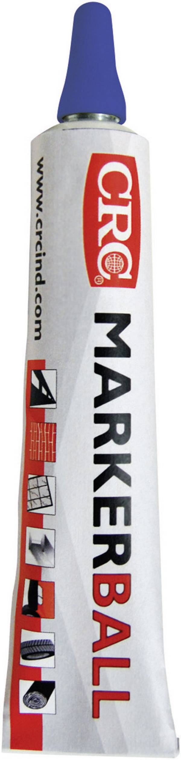 CRC 30163-AA MARKERBALL metaalmarkeerstift met kogelventiel Blauw 50 ml