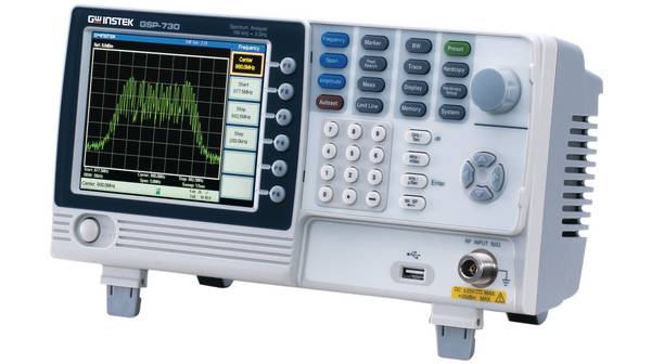 GW INSTEK GSP-730 Spectrumanalyzer; Ingangsimp: 50Ω; 0,15÷3000MHz; RS232,USB,VGA - 1 stuk-0
