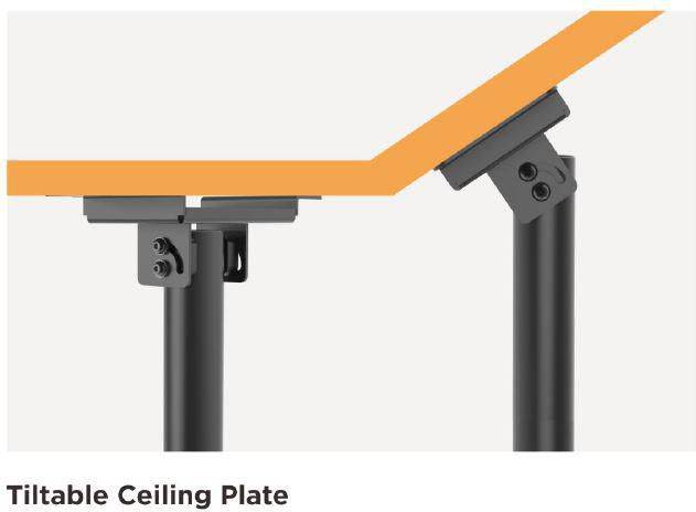 Vivolink 35 kg max, 74,5 - 114,5 cm, 360°, zwart-1