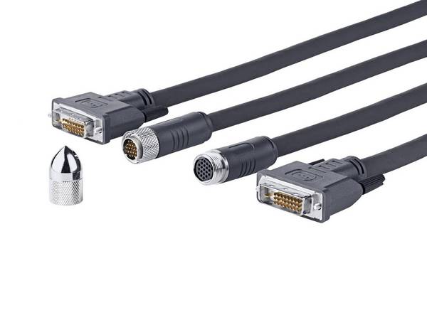 Vivolink DVI-D CrossWall-kabel, 20m, zwart