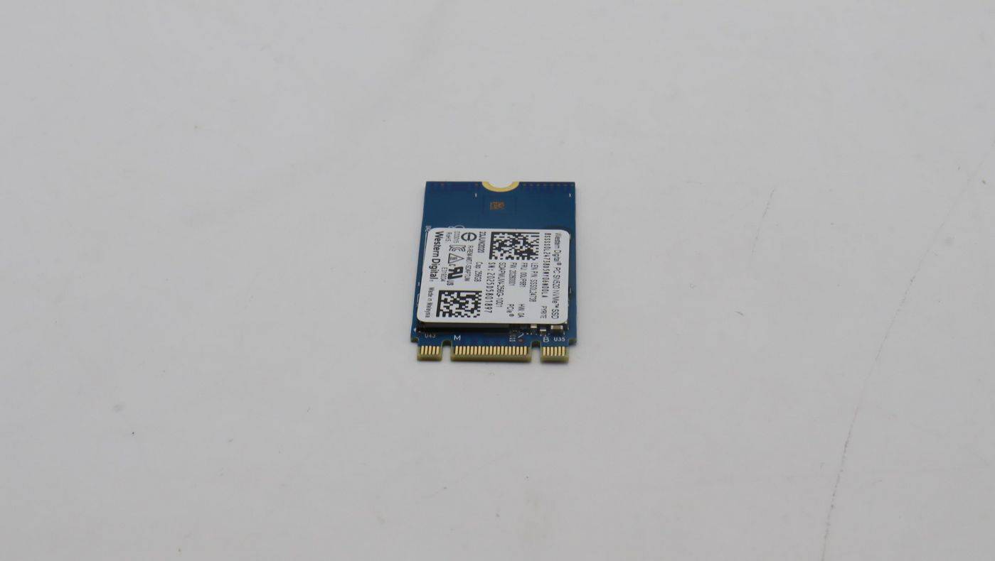 Lenovo SSD M.2 PCIe NVMe FRU SSD 256GB RoHS WD M.2-2242 SN520 256GB Gen3x2-3