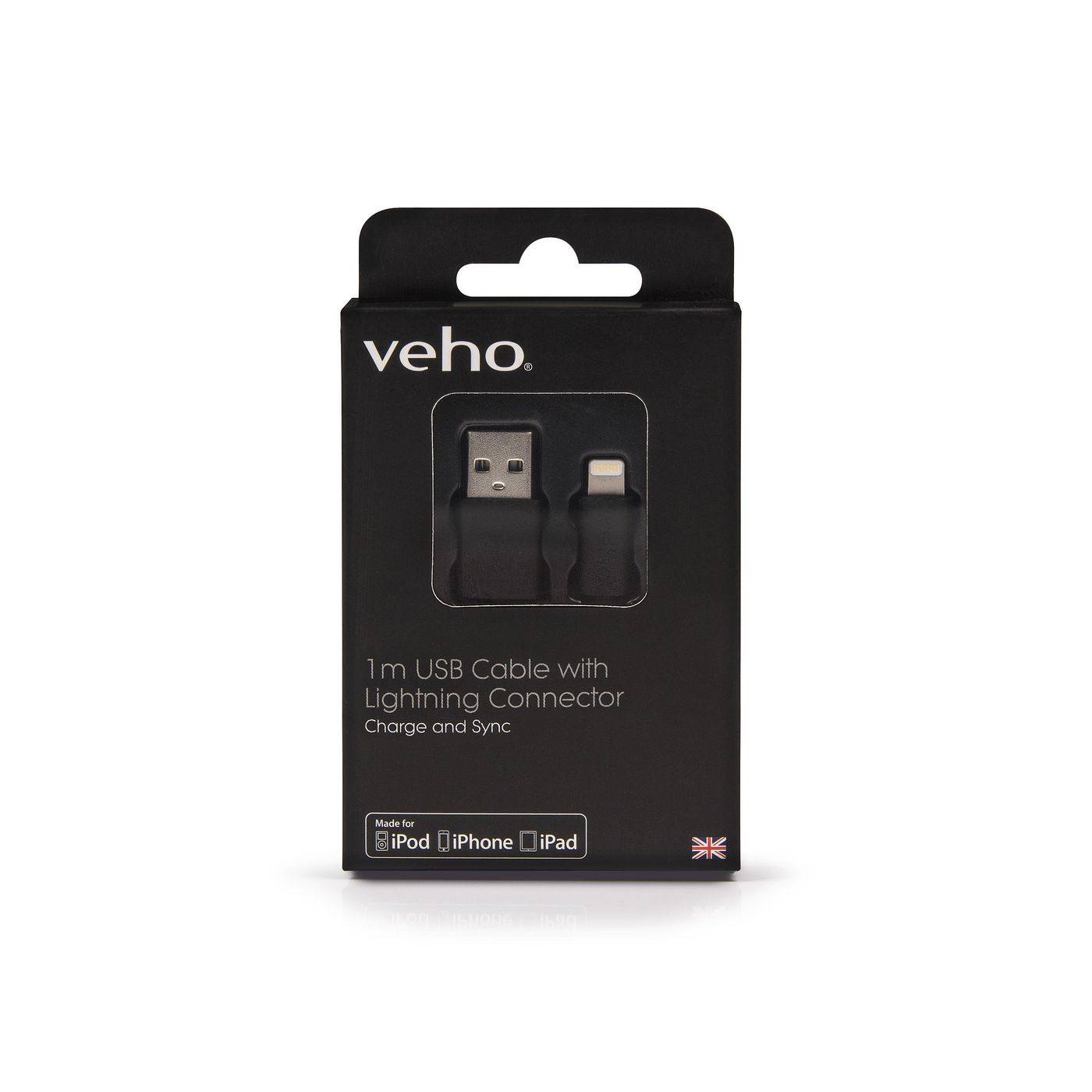 Veho VPP-601-20CM - Apple Lightning-kabel - 20 cm/0,7 ft-3