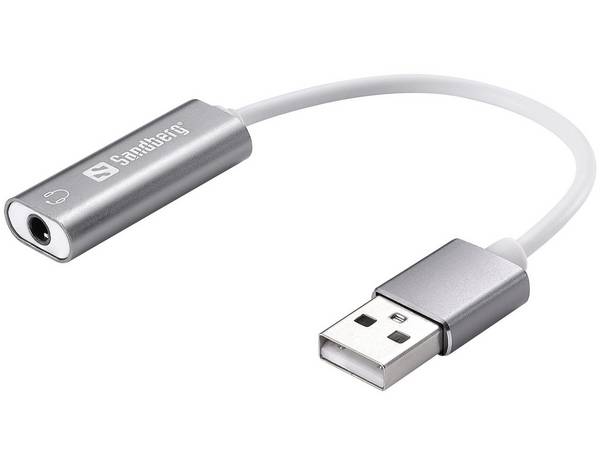Sandberg hoofdtelefoon USB-converter