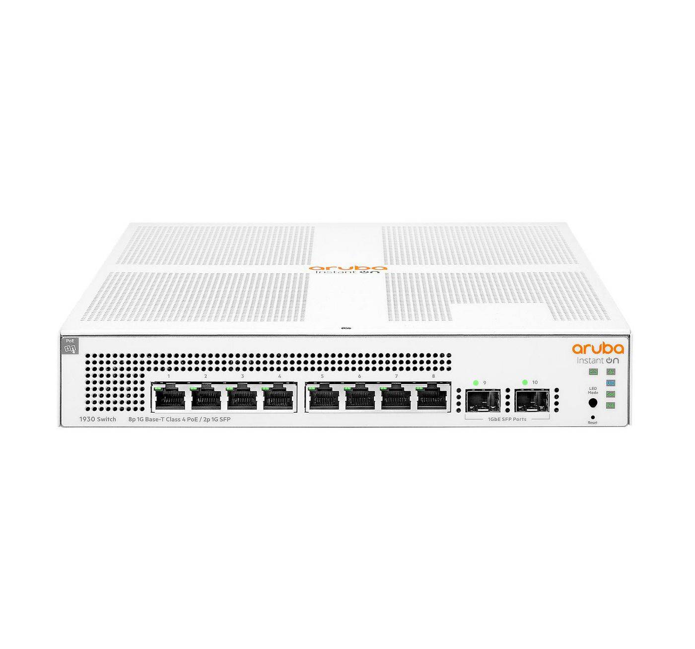 Hewlett Packard Enterprise Aruba Instant On 1930 8G Class4 PoE 2SFP 124W-switch-0