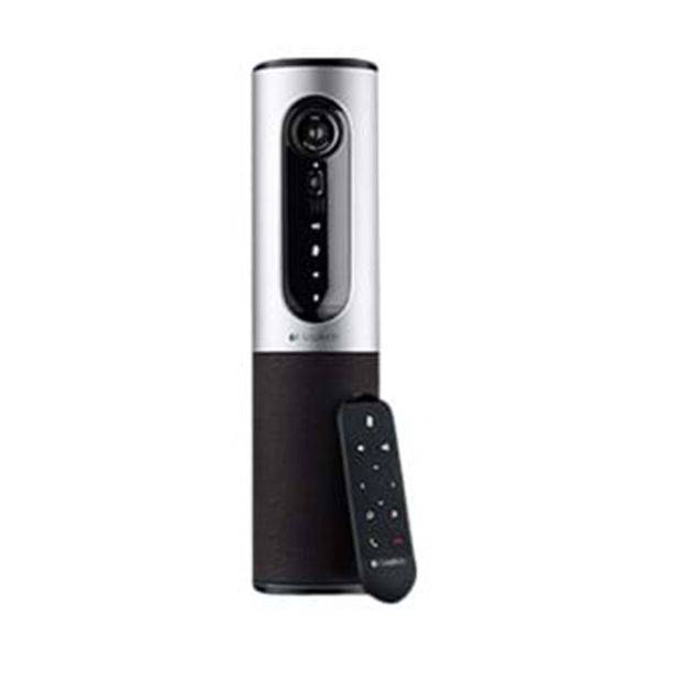 Logitech ConferenceCam Connect Full HD Video 1080p, H.264 4x zoom, USB, zilver (zonder HDMI-uitgang)-0