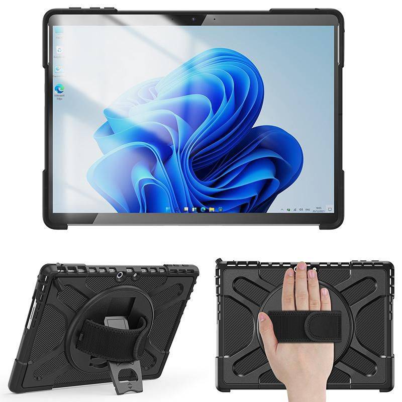eSTUFF ATLANTA Defender Case Microsoft Surface Pro 9 - Black-1