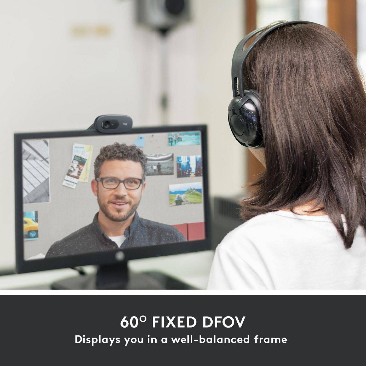 C505 HD-webcam - 1280 x 720 pixels - 30 fps - 1280x720@30fps - 720p - 60° - USB-1