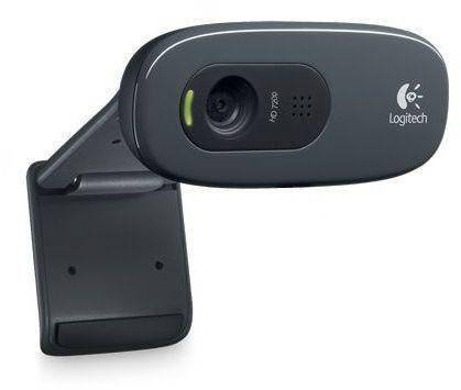 Logitech Webcam HD C270 Zwart LGT-C270, 3 MP, 1280 x 720 pixels, USB 2.0, 1 GHz, 200 MB, 512 MB-0
