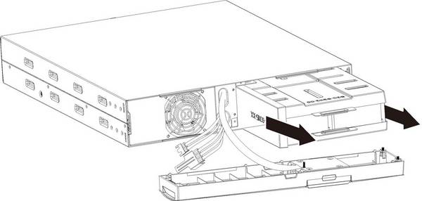 PowerWalker accuset voor VI/VFI 3000RT LCD 91010054, VI/VFI 3000RT