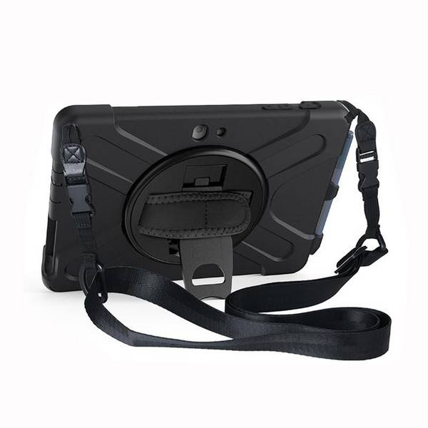 eSTUFF Defender Case - beschermhoes - duurzaam - siliconen, polycarbonaat - zwart - 10.5