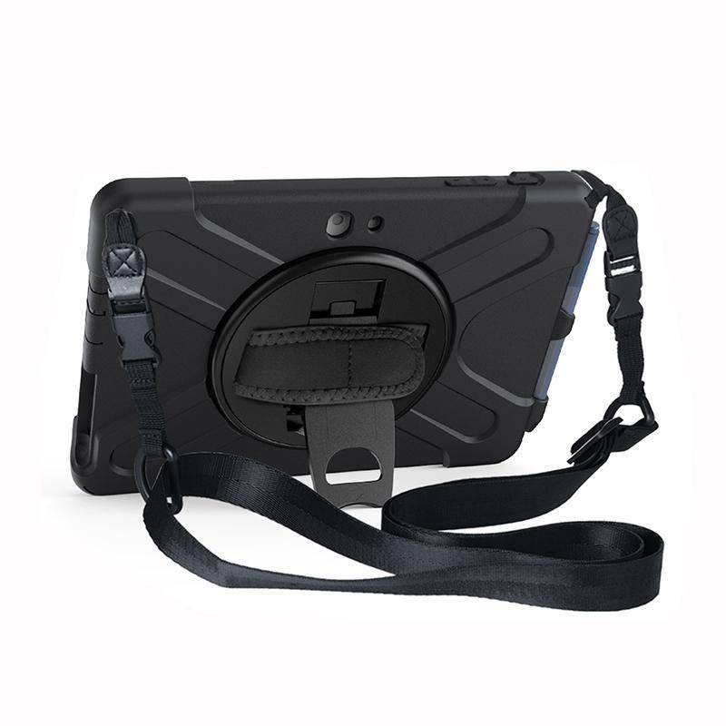 eSTUFF Defender Case - beschermhoes - duurzaam - siliconen, polycarbonaat - zwart - 10.5-0