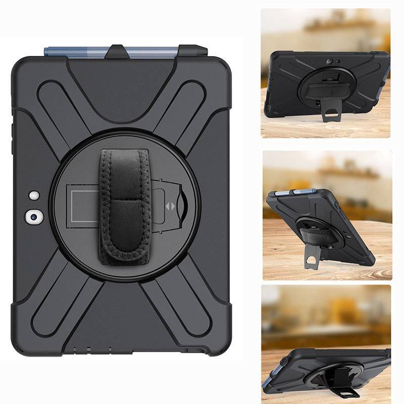eSTUFF Defender Case - beschermhoes - duurzaam - siliconen, polycarbonaat - zwart - 10.5-2