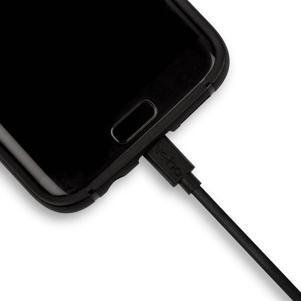 Veho USB A - Micro-USB, 0,2m, zwart-2
