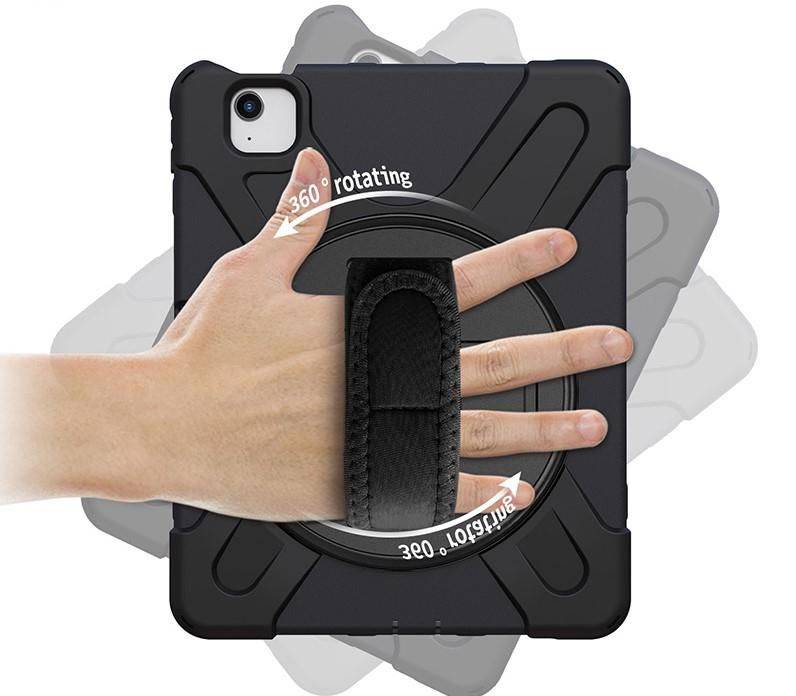 eSTUFF iPad Pro 11 2024 AUSTIN Defender Case zonder elektronische schermbeschermer - Zwart-2