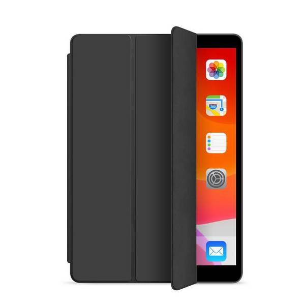 eSTUFF DENVER Folio Case voor iPad 9.7 2018/2017 - Zwart PU-leeg/deurvast