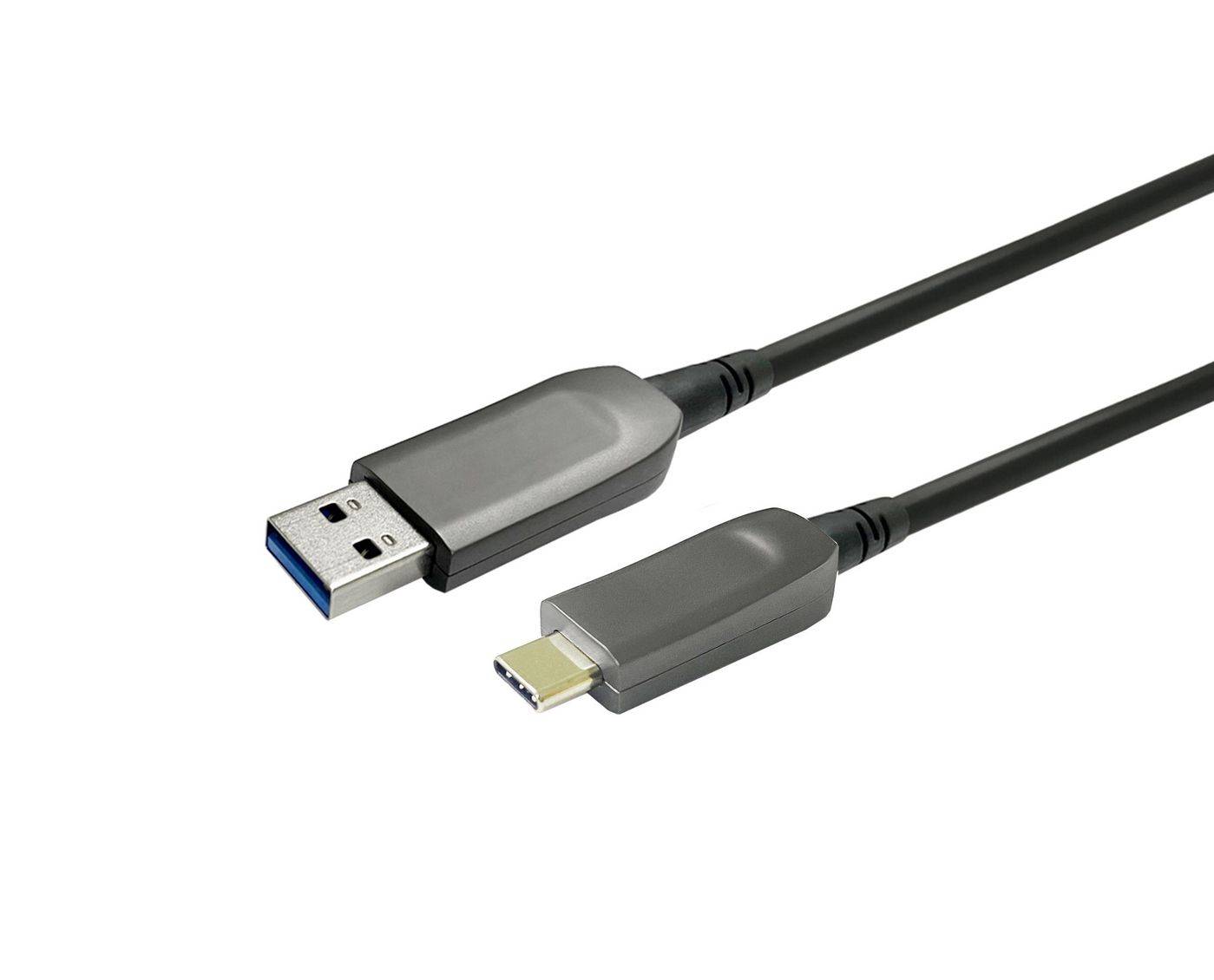 USB-A naar USB-C M/M glasvezelkabel 20m - Kabel - Digitaal/Data-0