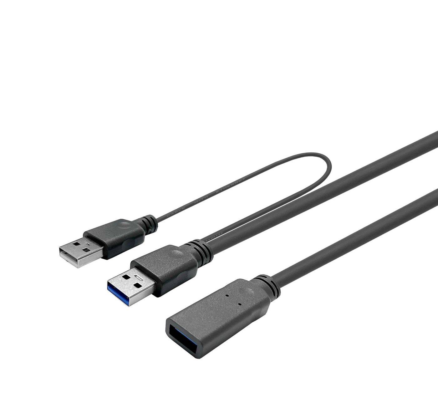Vivolink USB 3.0 actieve kopieerkabel van 15 m voor professionele installatie (compatibel met USB 2.0 en USB 3.0)-0