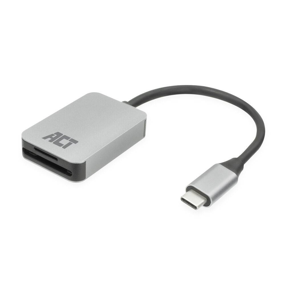 ACT AC7056 USB-C Kaartlezer voor SD en Micro SD | SD 4.0 UHS-II-0