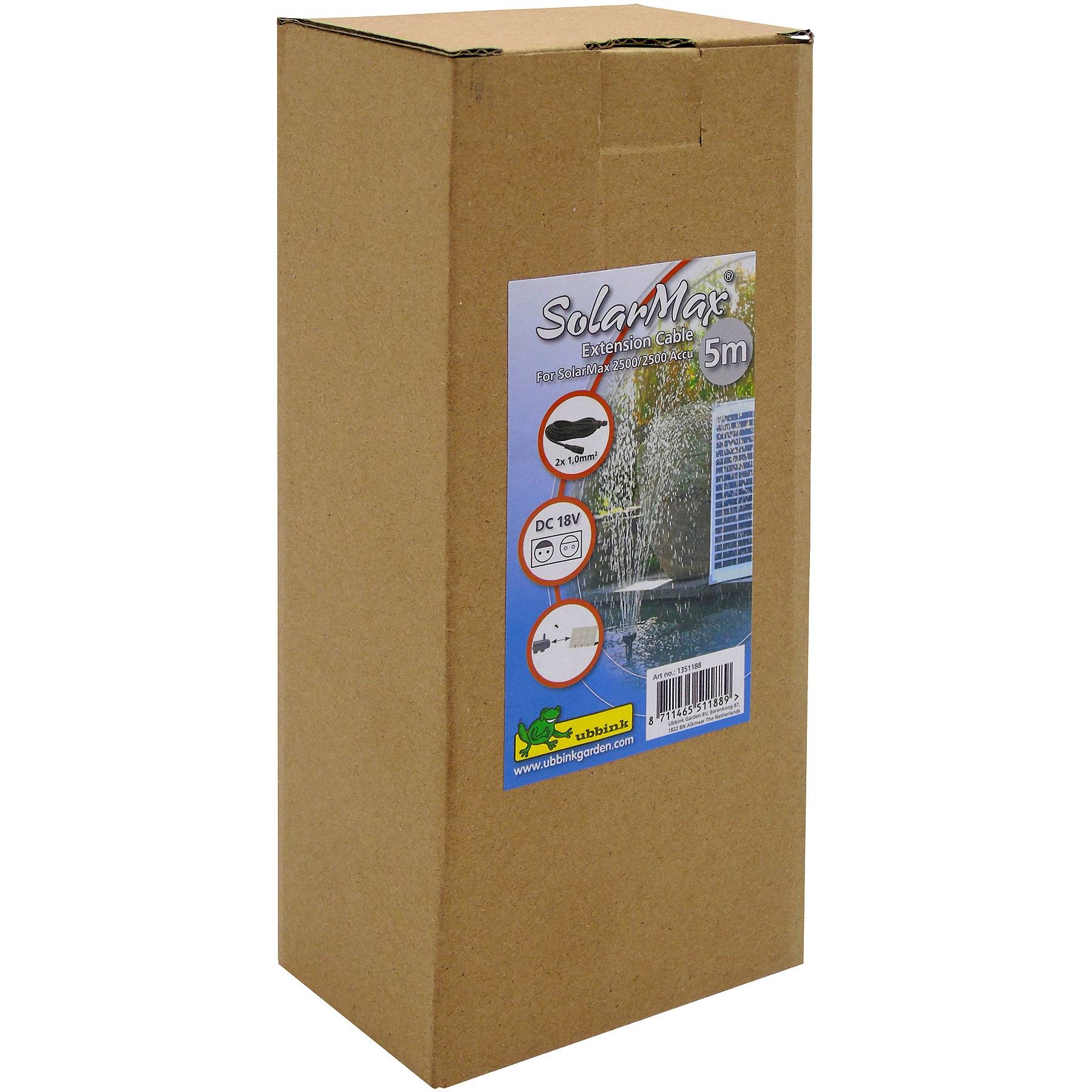 Ubbink verlengkabel (zwart, 5 meter) 87114655118898711465511889-2