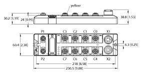 Turck Blockmodul TBPN-L5-4FDI-4FDX-1