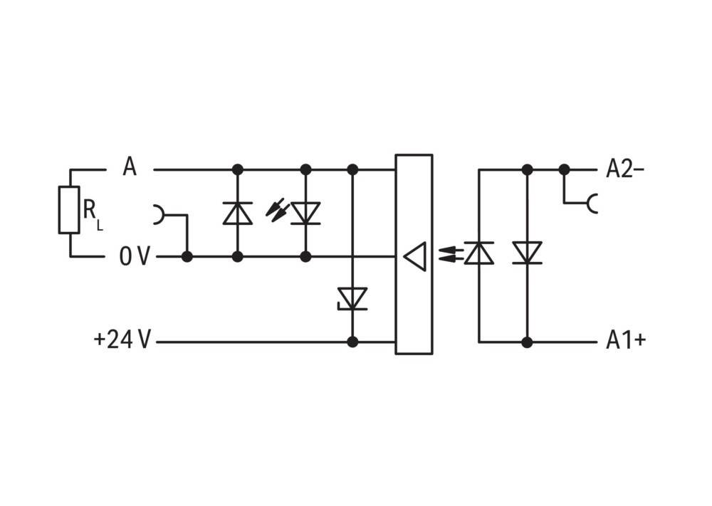 Optocouplermodule Nominale ingangsspanning DC 5 V Uitgangsspanningsber-1