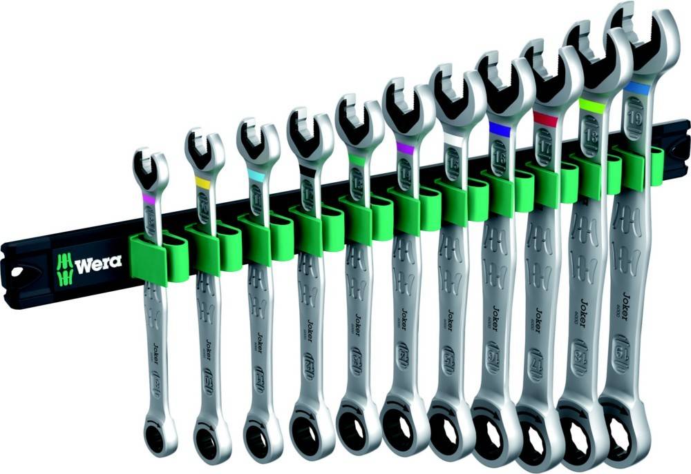 Wera 9630 Magnetische Strip 6000 Joker 1 Combinatie Ratelset-0