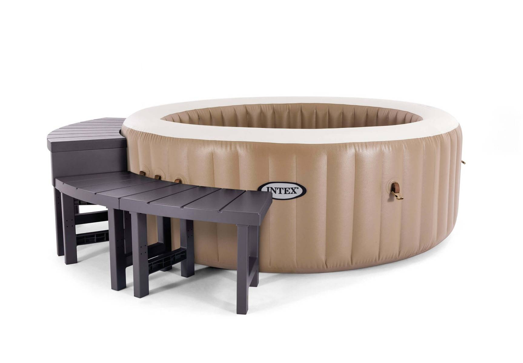 Intex Spa Bijzettafel Set 3 Stuks Grijs 3-Piece-1