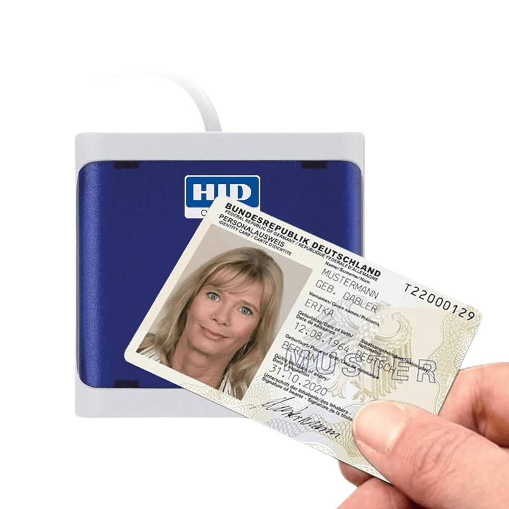 HID OMNIKEY 5022, Contactless only (13.56 MHZ) reader, USB, blauw-1