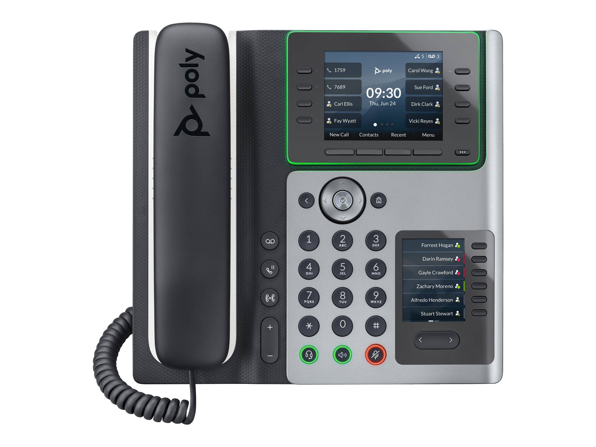 Poly Edge E400 IP-telefoon en PoE-compatibel-1