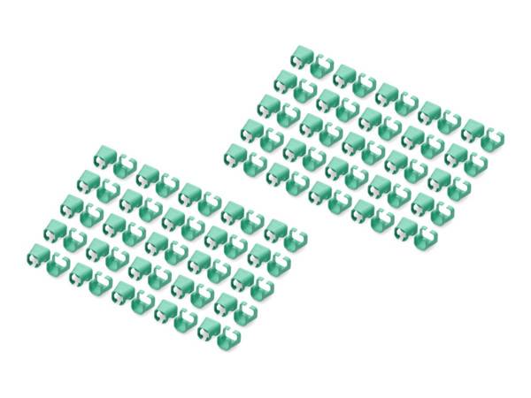 DIGITUS kleurclips voor RJ45 patchkabels 100 stuks groen