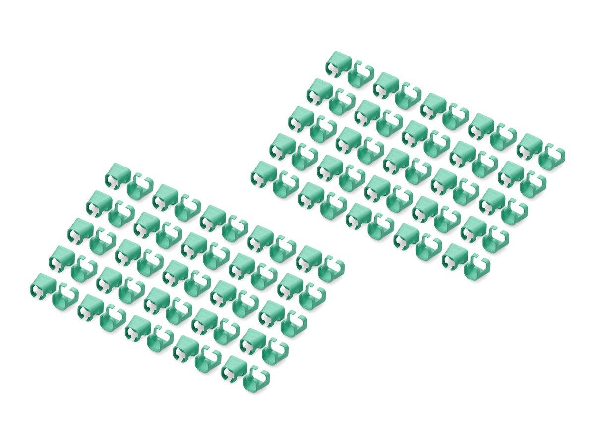 DIGITUS kleurclips voor RJ45 patchkabels 100 stuks groen-0
