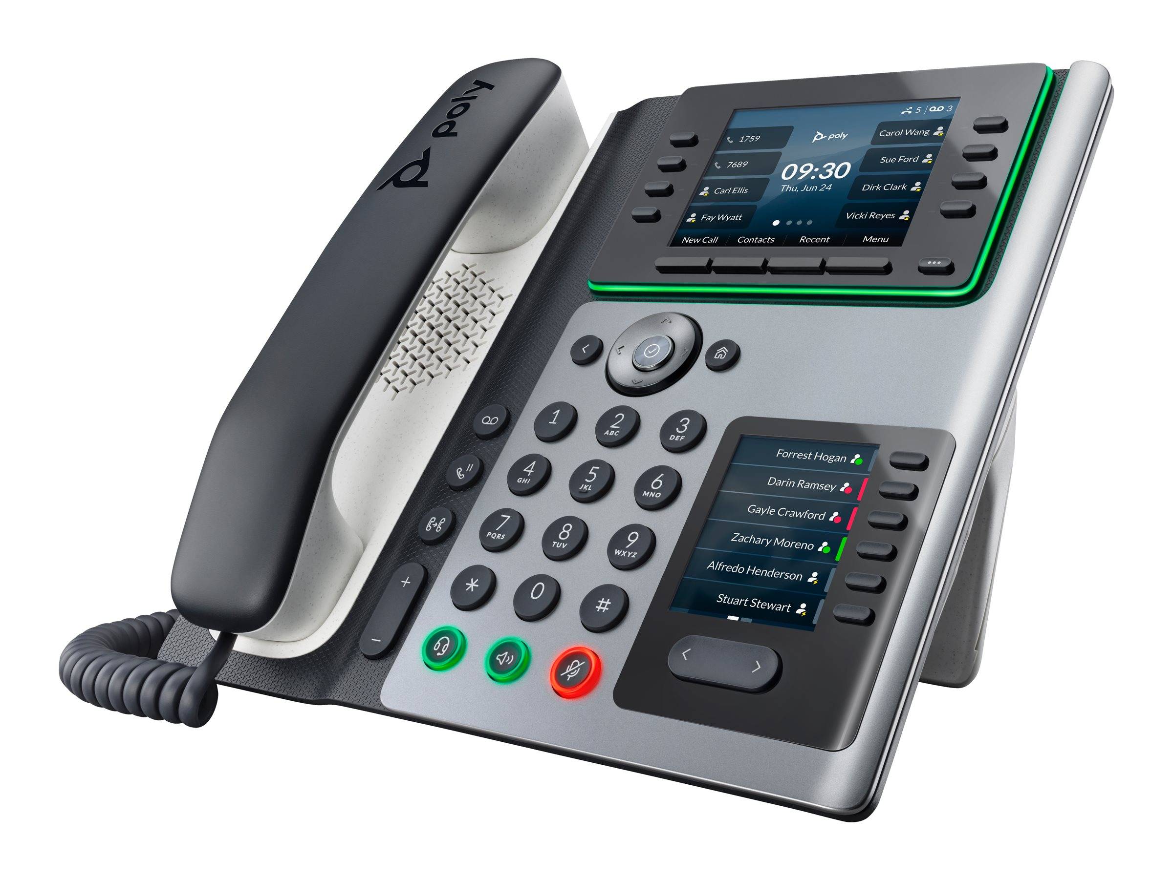 Poly Edge E450 - VoIP-telefoon met functie voor beller-ID en wisselgesprek-2