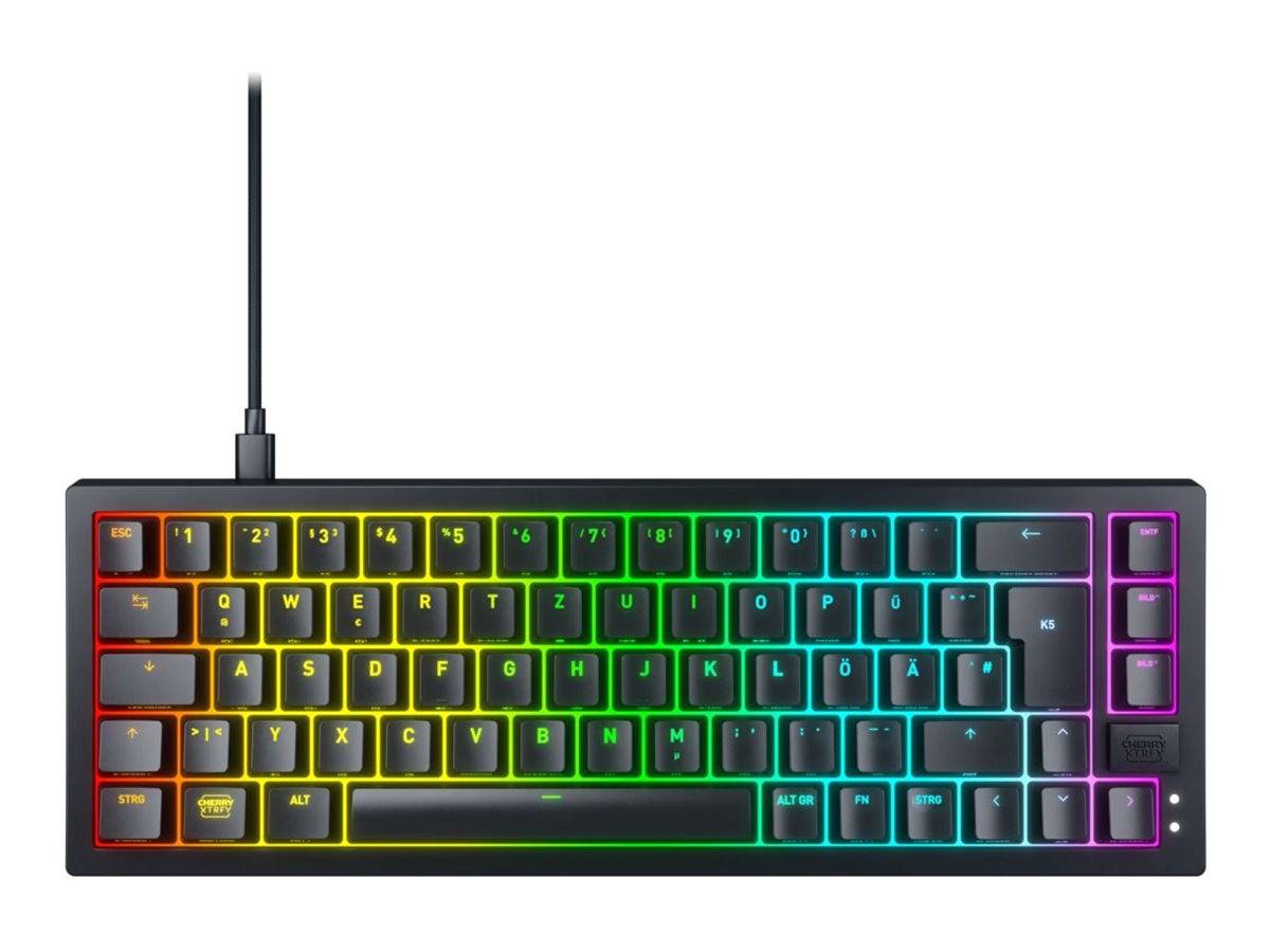 CHERRY XTRFY toetsenbord K5V2 snoer DE-layout zwart MX Rood-0