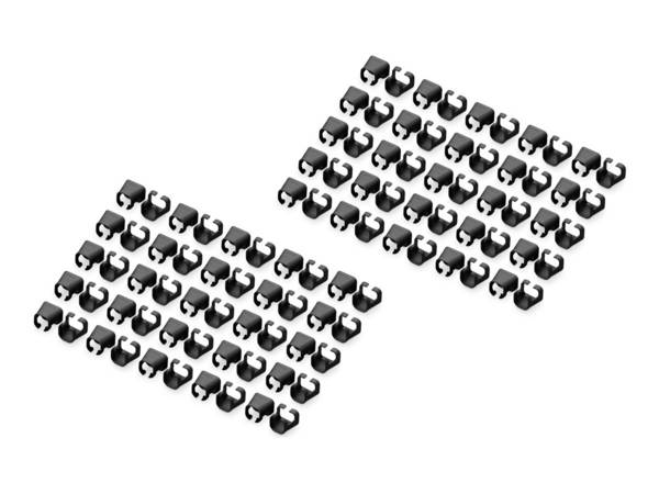DIGITUS kleurclips voor patchkabel RJ45 100 stuks zwart
