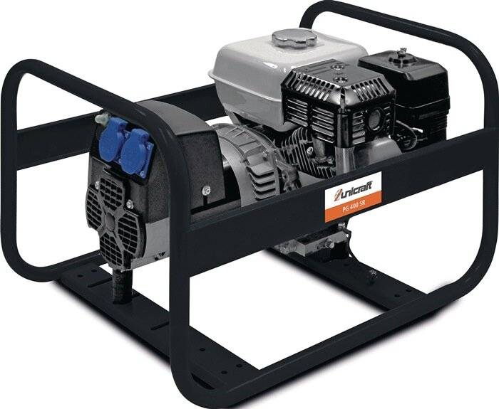 Stroomgenerator PG 400 SR 2,6 kW benzine UNICRAFT-2