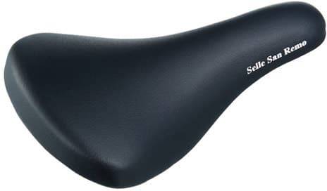 Fietszadel Selle San Remo Kid voor 16-20" kinderfiets - zwart-0
