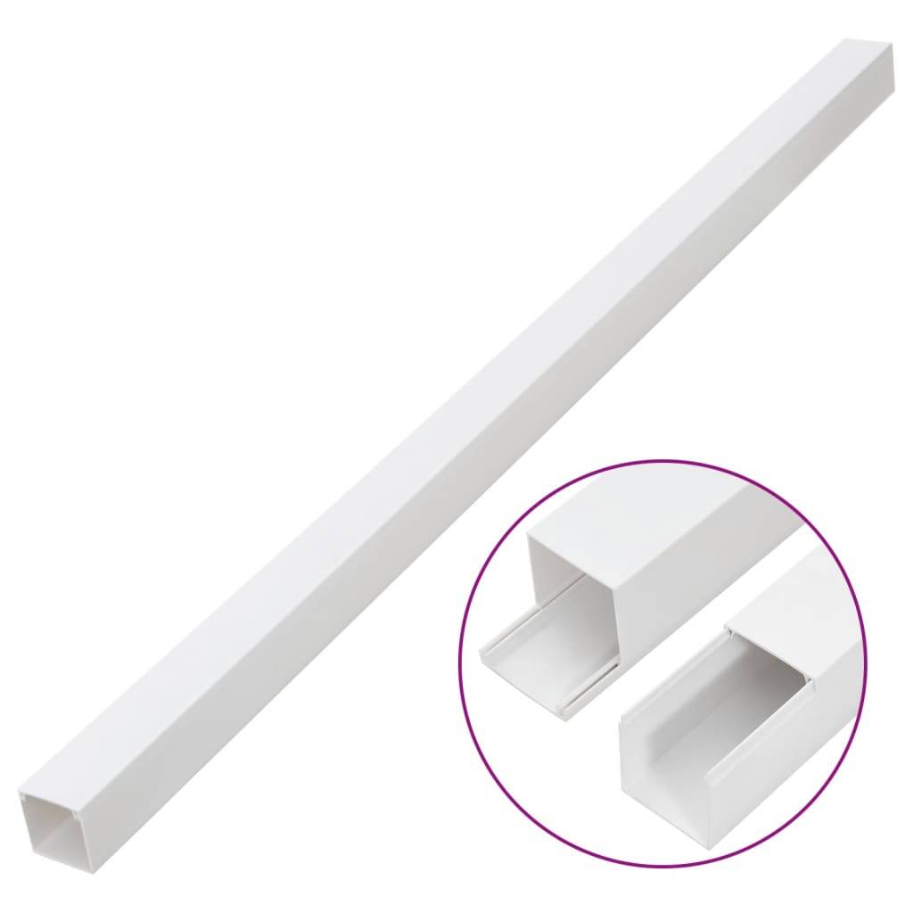 Vidaxl kabelgoot 33x33 mm 10 m pvc 87210123655758721012365575-1