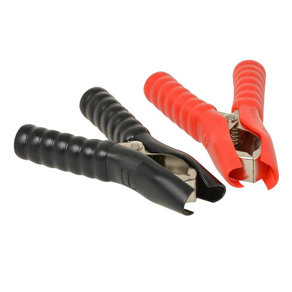 Heavy Duty Accuklemmen Set - 100A - Rood/Zwart-1