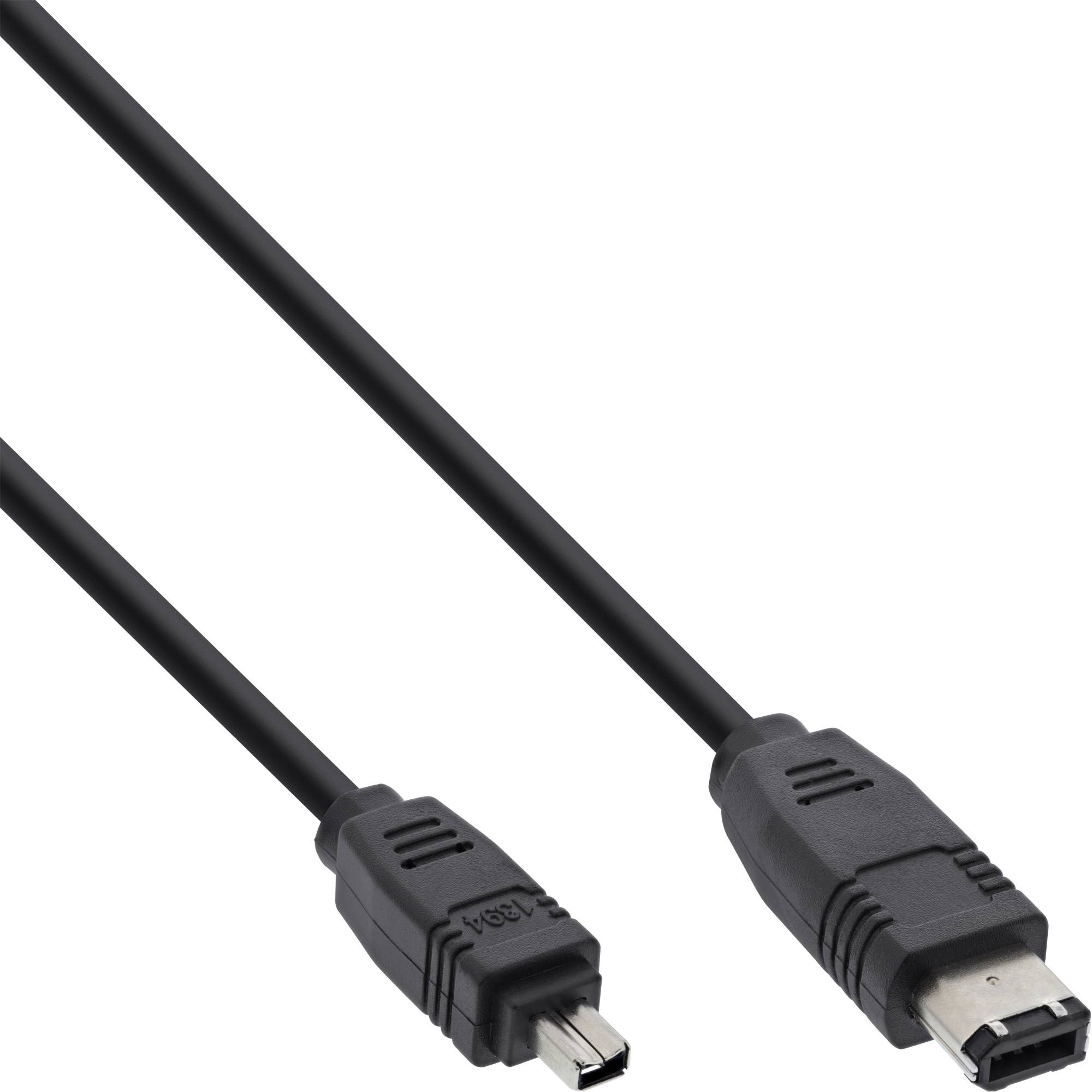 InLine FireWire IEEE 1394 kabel, 6-pins M/4-pins M, 1.8m-0