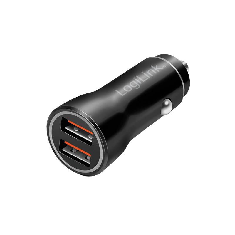LOGILINK PA0285 USB voedingseenheid; Usb-A aansluiting x2; Voed.sp: 12÷24VDC - 1 stuk-0